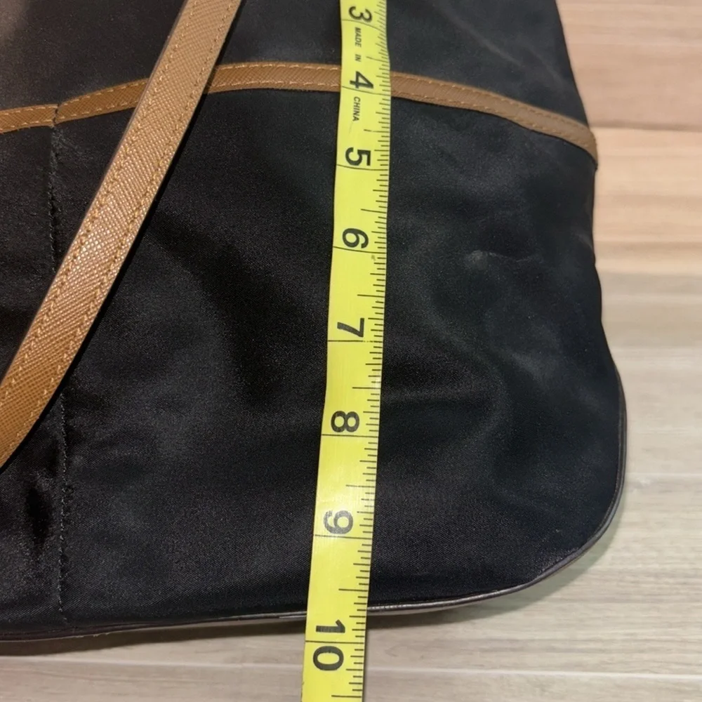Michael Kors Black and Tan Tote Bag